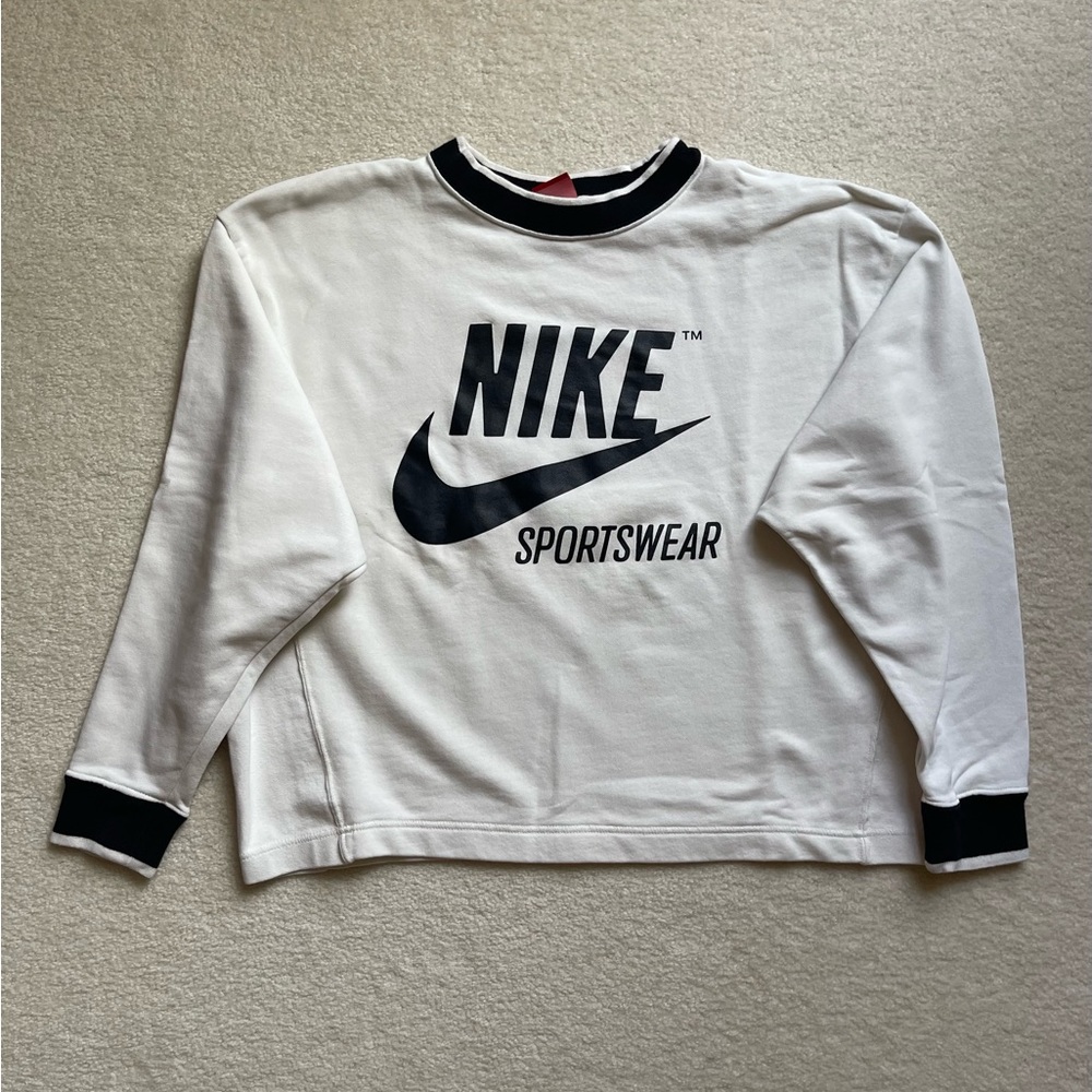 Women’s Nike Sportswear Sweatshirt White Large